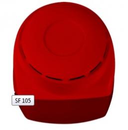 SF 105 - červená vnitřní siréna a maják