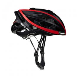 TYR  Black red L chytrá helma na kolo